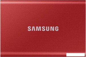Внешний накопитель Samsung T7 2TB (красный)