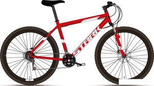 Велосипед Stark Outpost 26.1 D р. 18 2021 (красный/белый)