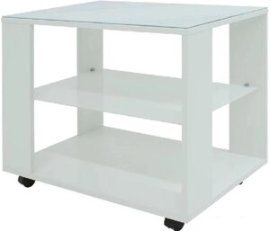 Журнальный столик Мебелик BeautyStyle 5 (белый/Luminar 189)