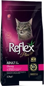 Лакомство для кошек Reflex Plus Adult Choosy Salmon 1.5 кг