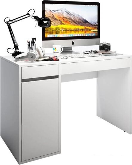 Письменный стол Domus СП004 (белый, левый) от компании Интернет-магазин marchenko - фото 1