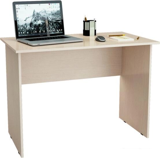 Письменный стол MFMaster Милан-5 (дуб молочный) от компании Интернет-магазин marchenko - фото 1
