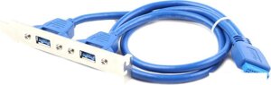 Планка cablexpert CC-USB3-receptacle