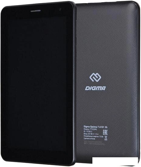 Планшет Digma Optima 7 A101 TT7223PG 3G (черный) от компании Интернет-магазин marchenko - фото 1