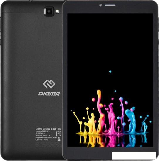 Планшет Digma Optima 8 X701 TS8226PL 4G (черный) от компании Интернет-магазин marchenko - фото 1