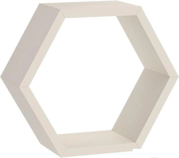 Полка DOMAX FHS 300 Hexagonal Shelf BI 300x260x115x18 (белый) от компании Интернет-магазин marchenko - фото 1