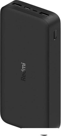 Портативное зарядное устройство Xiaomi Redmi Power Bank 20000mAh (черный) от компании Интернет-магазин marchenko - фото 1