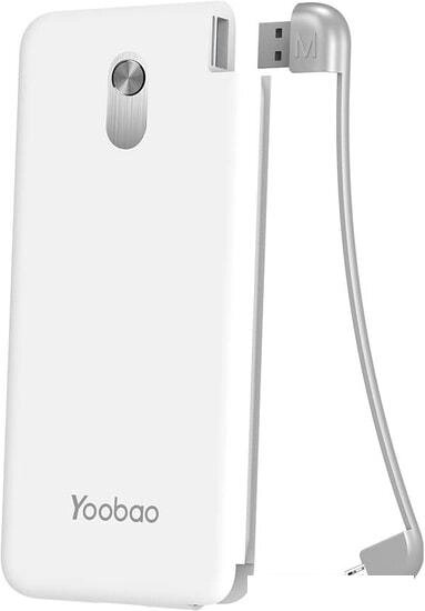 Портативное зарядное устройство Yoobao S10K microUSB (белый) от компании Интернет-магазин marchenko - фото 1
