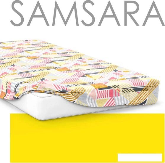 Постельное белье Samsara Геометрия Сат160Пр-15 160x210 от компании Интернет-магазин marchenko - фото 1