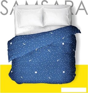 Постельное белье Samsara Night Stars 220По-17 205x220 (евро)