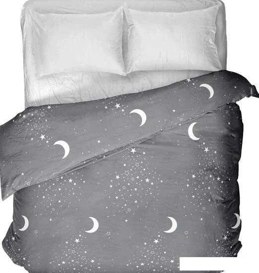 Постельное белье Samsara Звездное небо на сером фоне 175По-3 175x215 (2-спальный) от компании Интернет-магазин marchenko - фото 1