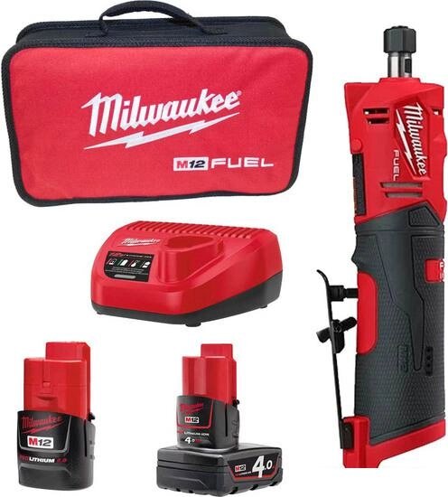 Прямошлифовальная машина Milwaukee M12 Fuel FDGS-422B 4933471436 (с 2-мя АКБ 2 Ah, 4 Ah) от компании Интернет-магазин marchenko - фото 1