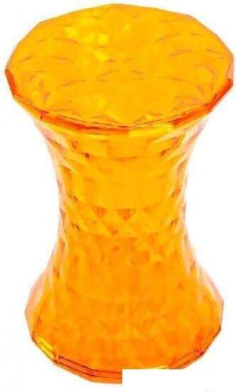 Пуфик Bradex Stone прозрачный оранжевый от компании Интернет-магазин marchenko - фото 1