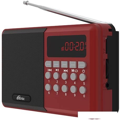 Радиоприемник Ritmix RPR-002 (красный) от компании Интернет-магазин marchenko - фото 1