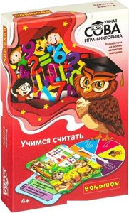 Развивающая игра Bondibon Умная сова. Учимся считать ВВ4006