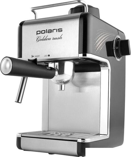 Рожковая бойлерная кофеварка Polaris PCM 4006A Golden rush от компании Интернет-магазин marchenko - фото 1