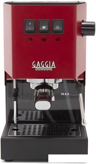 Рожковая помповая кофеварка Gaggia Classic Evo Red 9481/12 от компании Интернет-магазин marchenko - фото 1