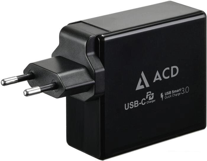 Сетевое зарядное ACD ACD-P602W-V1B от компании Интернет-магазин marchenko - фото 1