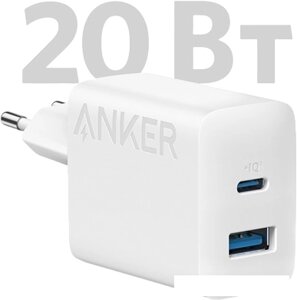 Сетевое зарядное Anker 312 20W Wall Charger (2 Ports)