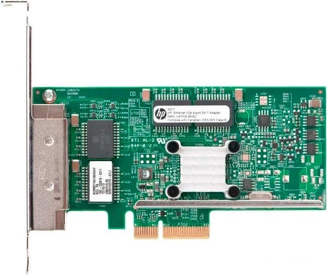 Сетевой адаптер HP Ethernet 1Gb 4-port 331T Adapter (647594-B21) от компании Интернет-магазин marchenko - фото 1
