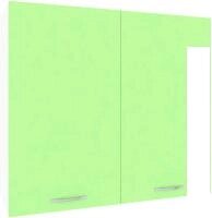 Шкаф навесной Кортекс-мебель Корнелия Лира ВШ80 (зеленый)