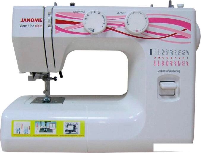Швейная машина Janome Sew Line 500s от компании Интернет-магазин marchenko - фото 1