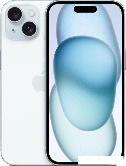 Смартфон Apple iPhone 15 256GB (голубой) от компании Интернет-магазин marchenko - фото 1