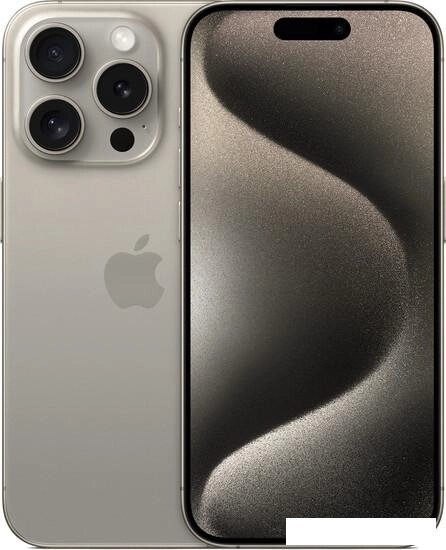 Смартфон Apple iPhone 15 Pro 128GB (природный титан) от компании Интернет-магазин marchenko - фото 1