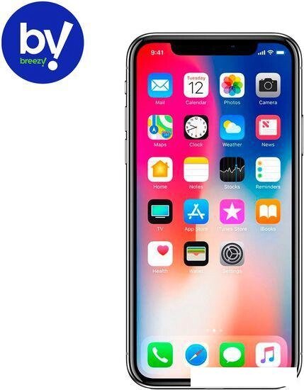 Смартфон Apple iPhone X 64GB Воcстановленный by Breezy, грейд B (серый космос) от компании Интернет-магазин marchenko - фото 1