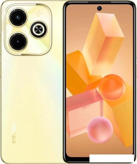 Смартфон Infinix Hot 40i X6528B 8GB/128GB (золотистый) от компании Интернет-магазин marchenko - фото 1