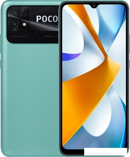 Смартфон POCO C40 4GB/64GB международная версия (бирюзовый) от компании Интернет-магазин marchenko - фото 1