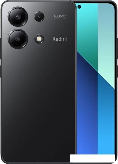 Смартфон Xiaomi Redmi Note 13 6GB/128GB с NFC международная версия (полуночный черный) от компании Интернет-магазин marchenko - фото 1