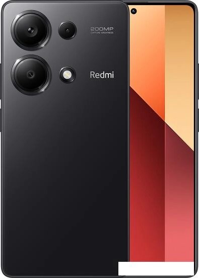 Смартфон Xiaomi Redmi Note 13 Pro 12GB/512GB с NFC международная версия (полуночный черный) от компании Интернет-магазин marchenko - фото 1
