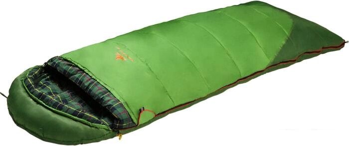 Спальный мешок AlexikA Siberia Compact Plus 200 (левая молния, зеленый) от компании Интернет-магазин marchenko - фото 1