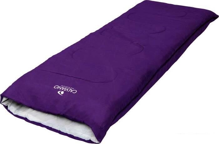 Спальный мешок Calviano Acamper Bruni 300г/м2 (фиолетовый) от компании Интернет-магазин marchenko - фото 1