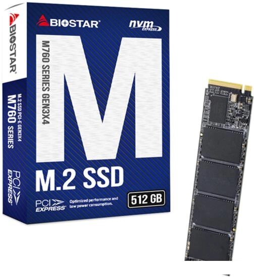 SSD BIOSTAR M760 512GB M760-512GB от компании Интернет-магазин marchenko - фото 1