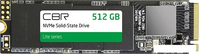 SSD CBR Lite 512GB SSD-512GB-M. 2-LT22 от компании Интернет-магазин marchenko - фото 1