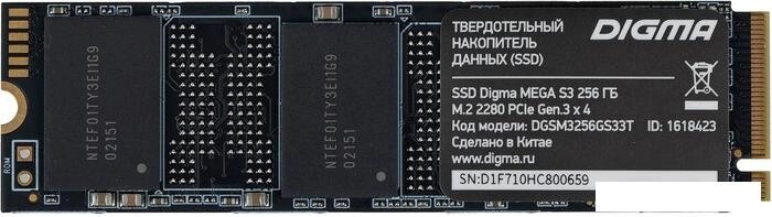 SSD Digma Mega S3 256GB DGSM3256GS33T от компании Интернет-магазин marchenko - фото 1