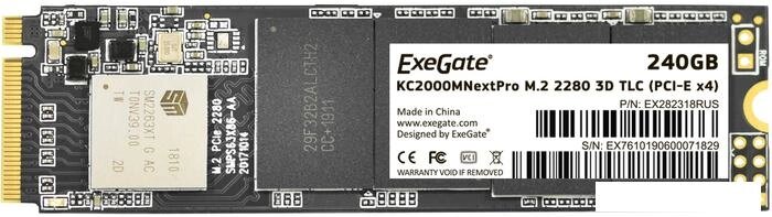 SSD ExeGate Next Pro 240GB EX282318RUS от компании Интернет-магазин marchenko - фото 1