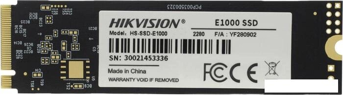 SSD Hikvision E1000 256GB HS-SSD-E1000-256G от компании Интернет-магазин marchenko - фото 1