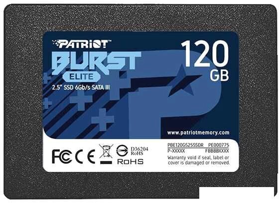 SSD Patriot Burst Elite 120GB PBE120GS25SSDR от компании Интернет-магазин marchenko - фото 1