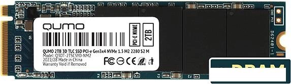 SSD QUMO Novation M2 NVMe 2TB Q3DT-2TSCSYD-NM2 от компании Интернет-магазин marchenko - фото 1