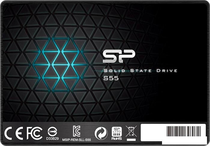 SSD Silicon-Power Slim S55 120GB SP120GBSS3S55S25 от компании Интернет-магазин marchenko - фото 1
