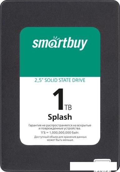 SSD Smart Buy Splash 2019 1TB SBSSD-001TT-MX902-25S3 от компании Интернет-магазин marchenko - фото 1