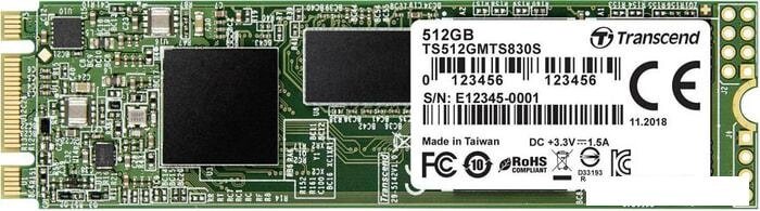 SSD Transcend 830S 512GB TS512GMTS830S от компании Интернет-магазин marchenko - фото 1