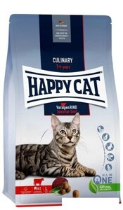 Сухой корм для кошек Happy Cat Culinary Voralpen Rind (говядина) 4 кг