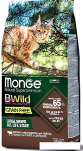 Сухой корм для кошек Monge BWild Cat Grain Free Buffalo 1.5 кг