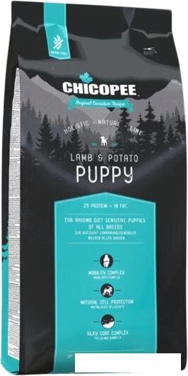 Сухой корм для собак Chicopee HNL Puppy Lamb & Potato (ягненок с картофелем) 2 кг от компании Интернет-магазин marchenko - фото 1
