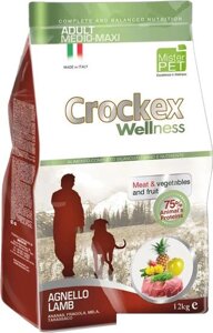 Сухой корм для собак Crockex Wellness Medio-Maxi Adult Lamb & Rice 12 кг