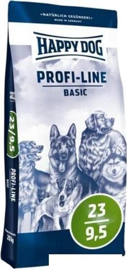 Сухой корм для собак Happy Dog Profi-Line Basic 23/9.5 20 кг от компании Интернет-магазин marchenko - фото 1
